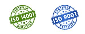 BLT certifications ISO 14001 and ISO 9001